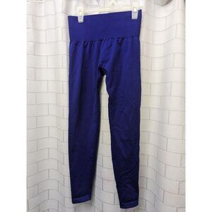 NVGTN Blue Seamless Workout Gym Leggings Women's Size Small